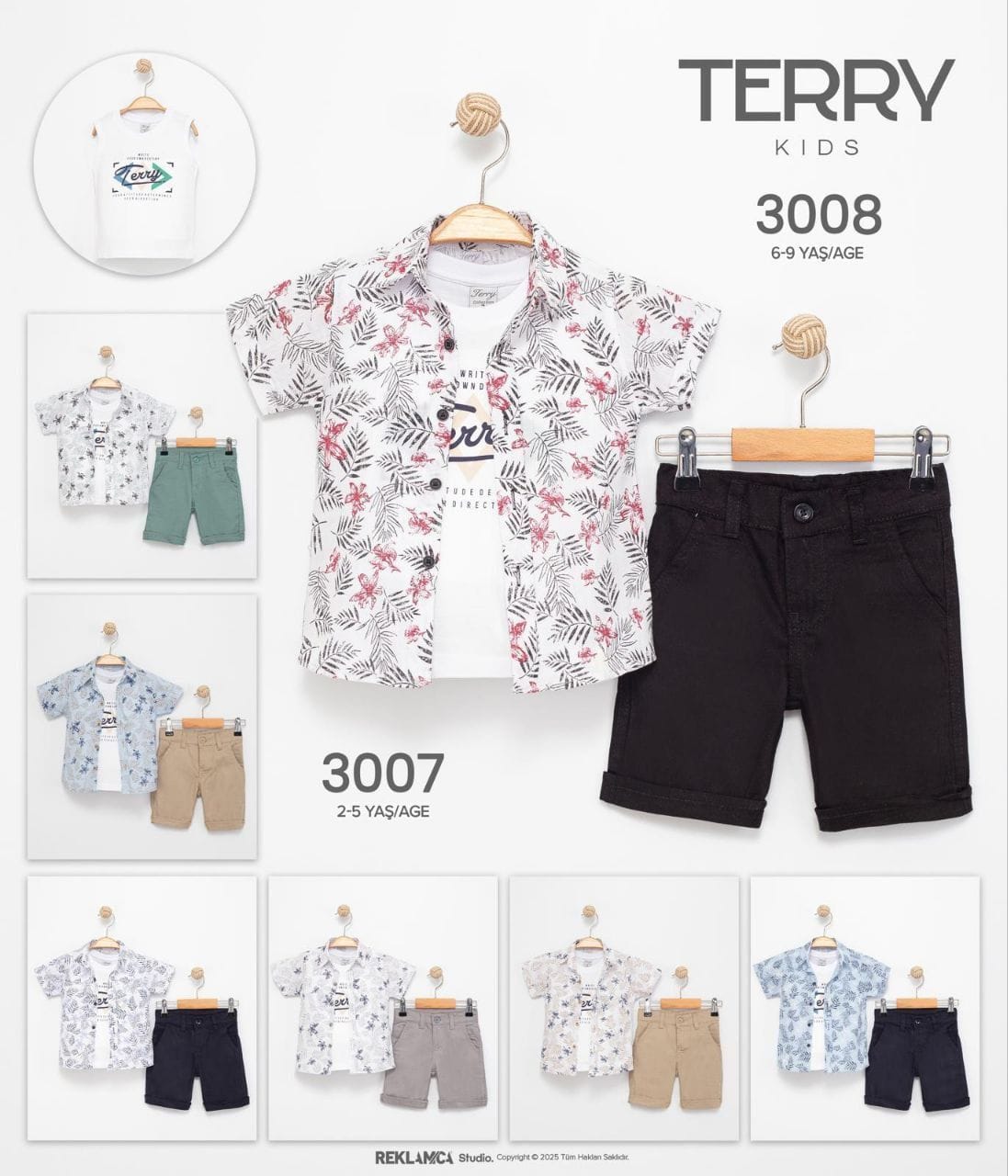 Terry Kids ŞORTLU TAKIMLAR
